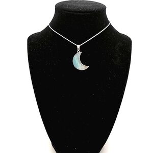 381MIDALANE Adjustable Amazonite Moon Necklace